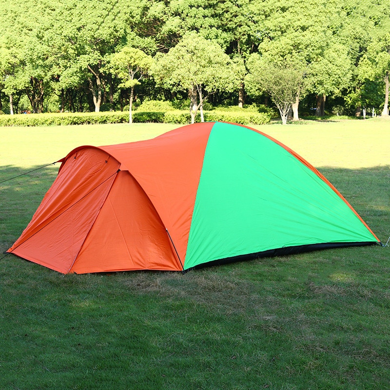 Cheap Goat Tents Person Outdoor Tent Fully Quick Opening Tents Waterproof Canopy Camping Hiking Tent Beach Family Travel Tools   